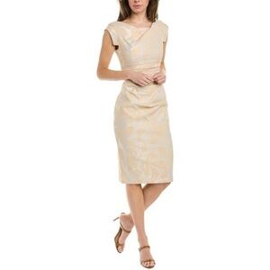 Adrianna Papell Cap Sleeve Midi Dress Size 4